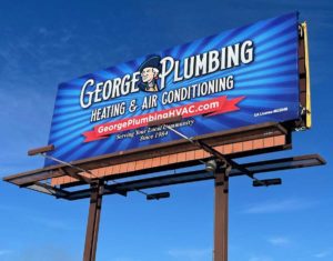 George-Plumbing-Heating-&-Air-Conditioning-Since-1984-billboard
